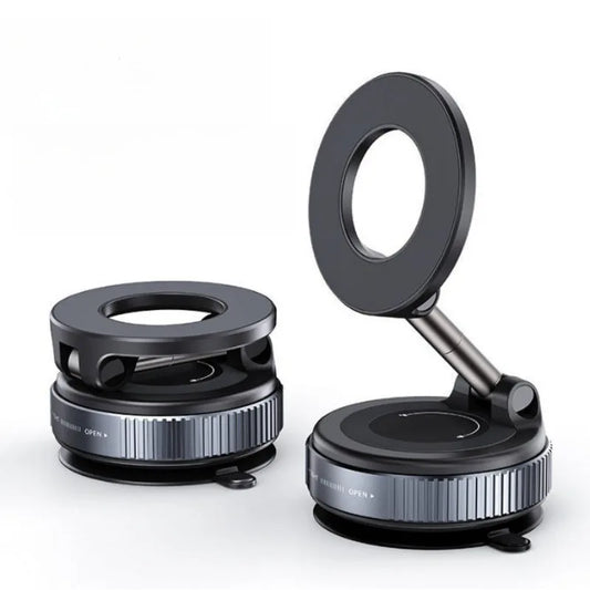Vacuum Suction Phone Holder Magnetic Car Navigation Bracket 360 Degree Rotation for Xiaomi Iphone Huawei Multyple Phone