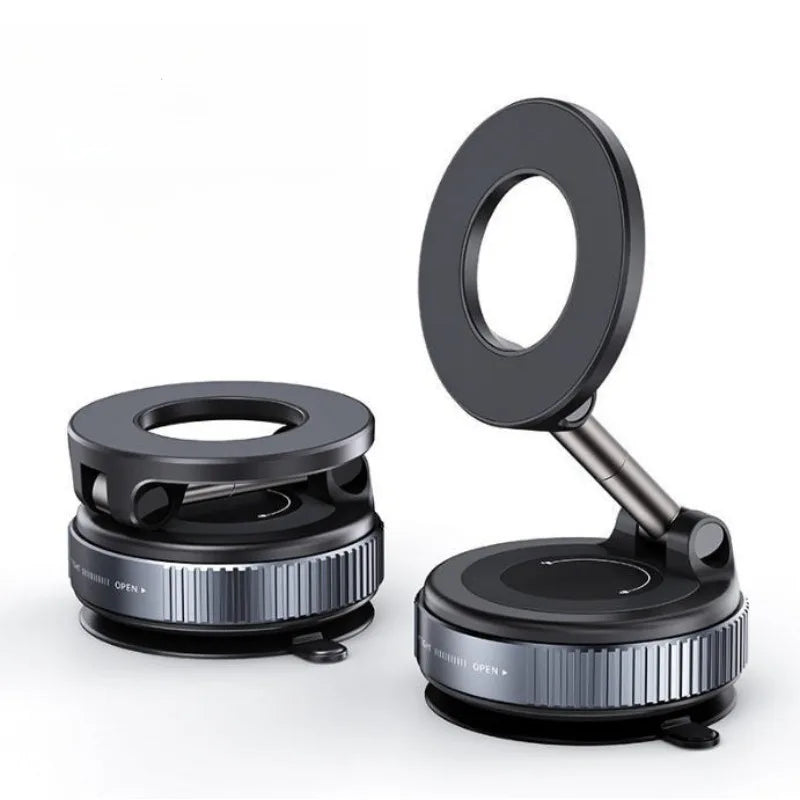 Vacuum Suction Phone Holder Magnetic Car Navigation Bracket 360 Degree Rotation for Xiaomi Iphone Huawei Multyple Phone