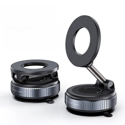 Vacuum Suction Phone Holder Magnetic Car Navigation Bracket 360 Degree Rotation for Xiaomi Iphone Huawei Multyple Phone
