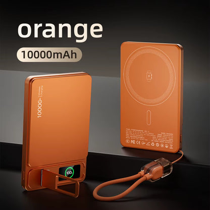 CCC 10000Mah Slim Original Power Bank for Magsafe,Magnetic Wireless 20W Fast Charging Portable Battery for Iphone 12-17 Iwatch