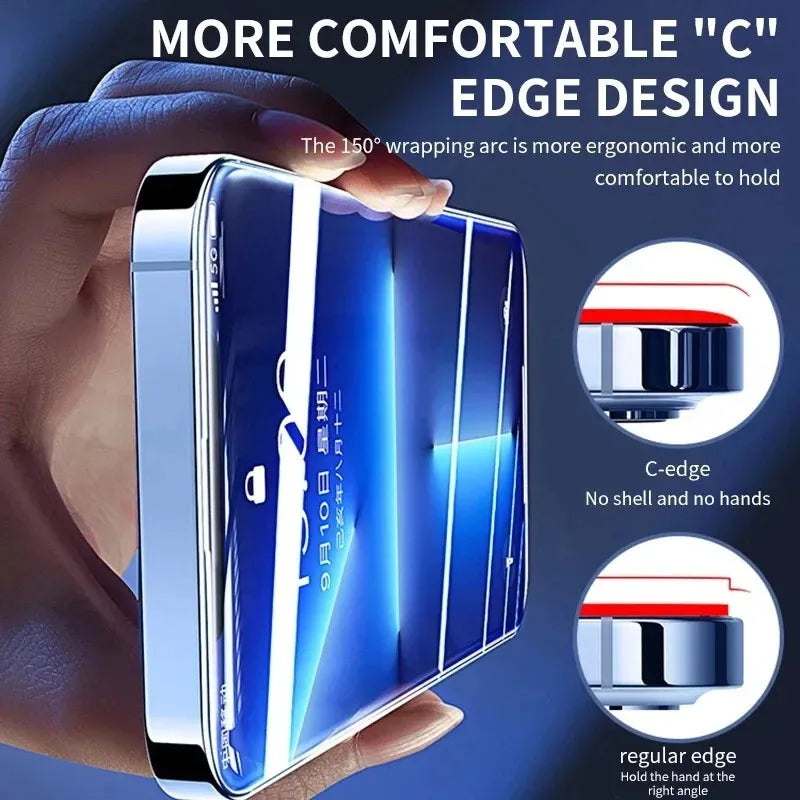 2Pcs Tempered Glass for Iphone 14 13 12 11 Pro Max Screen Protector for Iphone 12Mini 13Mini 7 8 15 plus SE X XS XR 14Pro Glass
