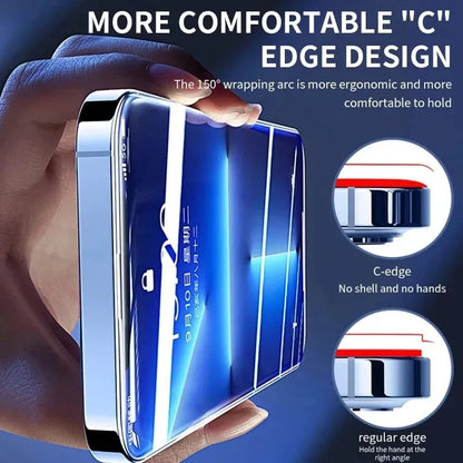 2Pcs Tempered Glass for Iphone 14 13 12 11 Pro Max Screen Protector for Iphone 12Mini 13Mini 7 8 15 plus SE X XS XR 14Pro Glass